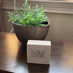 Rae Dunn Think Evolve block